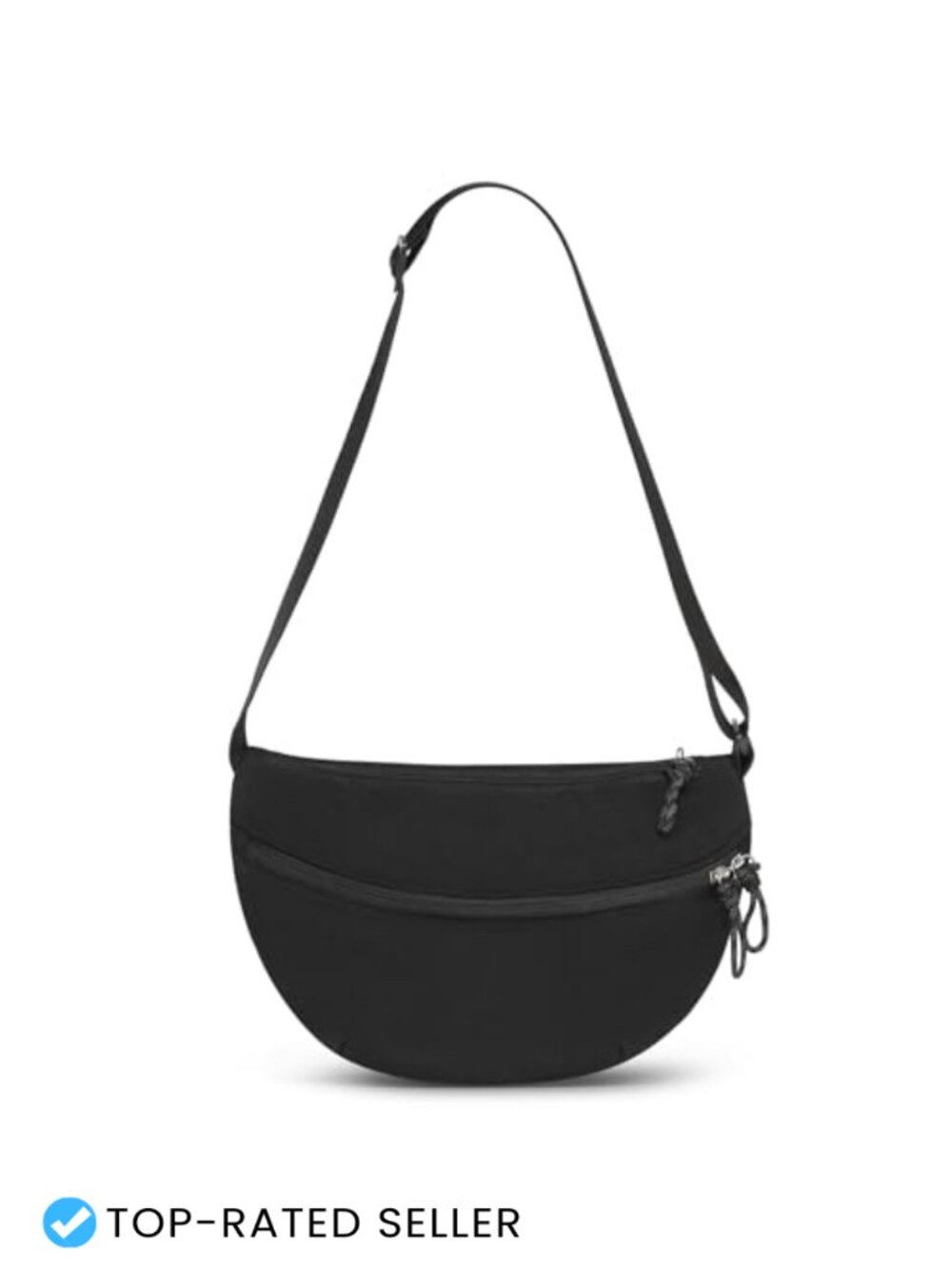 Crescent Crossbody Bag Nylon Lightweight Travel Sling Purse Adjustable Strap